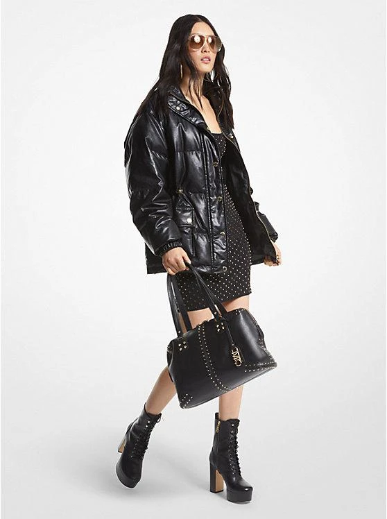 michael_kors Quilted Coated Puffer Jacket 1