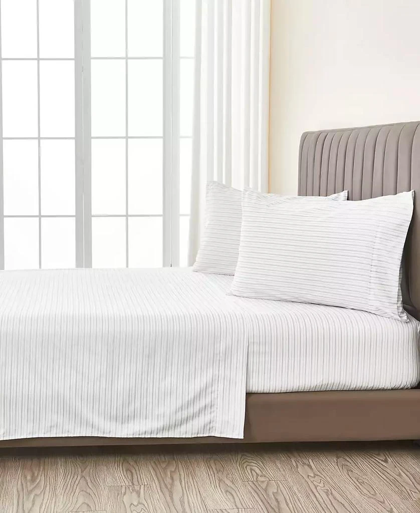 Linery
Co Ultra-Soft Brushed Microfiber Striped Sheet Set 4