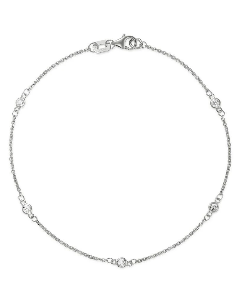Bloomingdale's Diamond Station Bracelet in 14K White Gold, 0.10 ct. t.w. 1