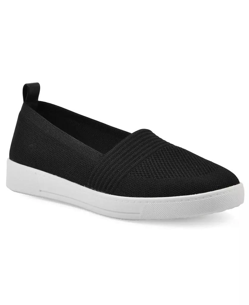 White Mountain Women's Upright Slip-On Sneakers 1