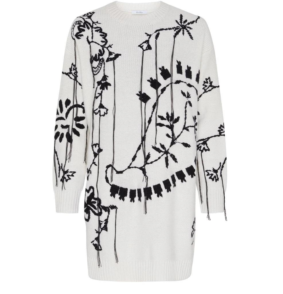 green emerald velvet dress Sienna Boho Embroidered Tassel Mini Dress – Mara Blak main image 1