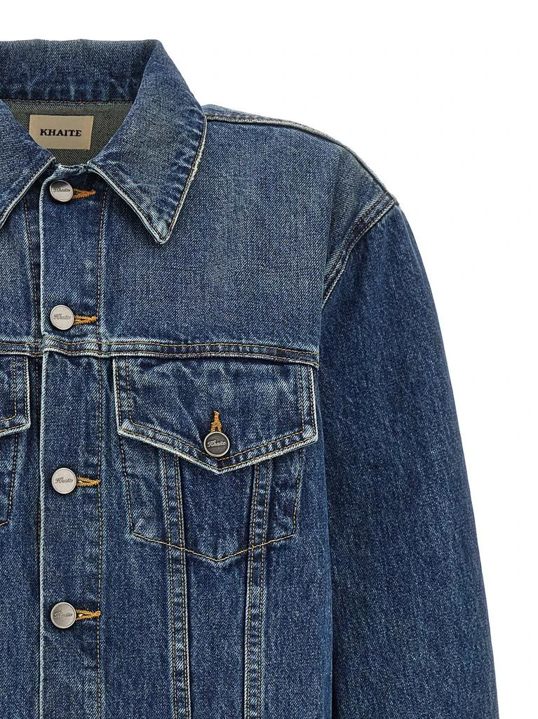 Khaite Khaite The Ross Button-Up Denim Jacket 3
