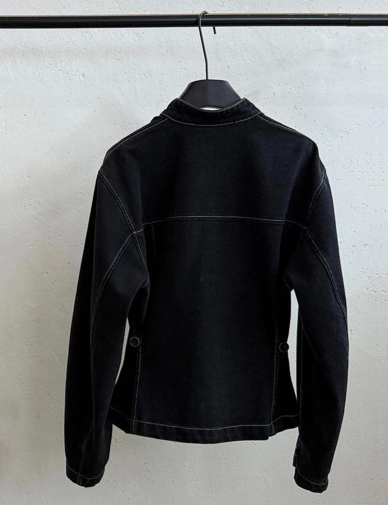 Pixie Market Denim Contrast Stitch Jacket 10