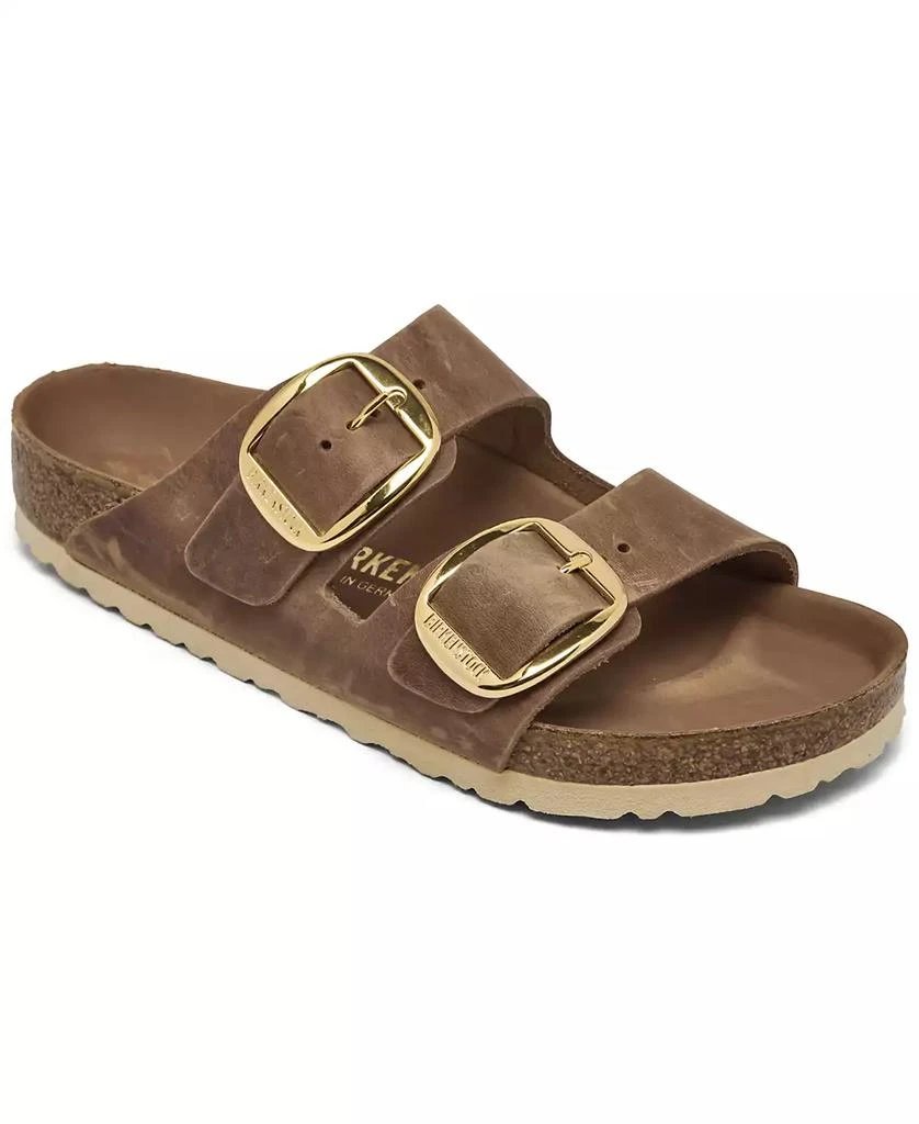Birkenstock Women's Arizona Big Buckle Oiled Leather Sandals from Finish Line 1