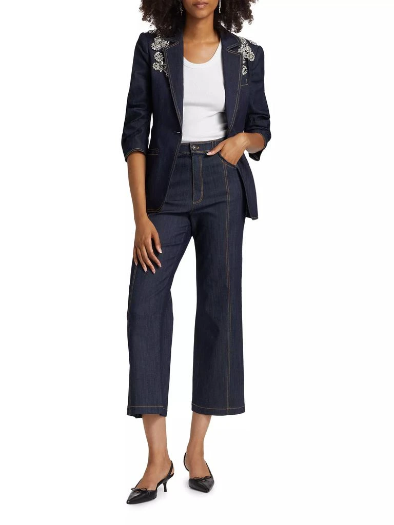 Cinq à Sept Crystal Chrysanthemum Khloe Blazer 2