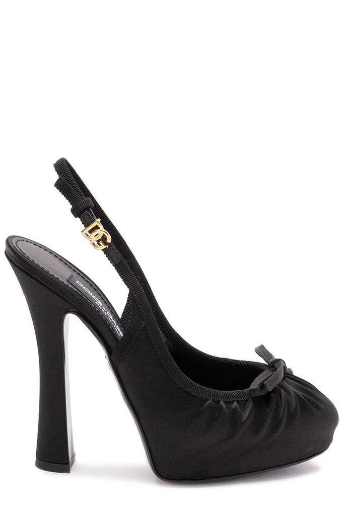 Dolce 
Gabbana Dolce 
Gabbana Bow Detailed Satin Pumps 1