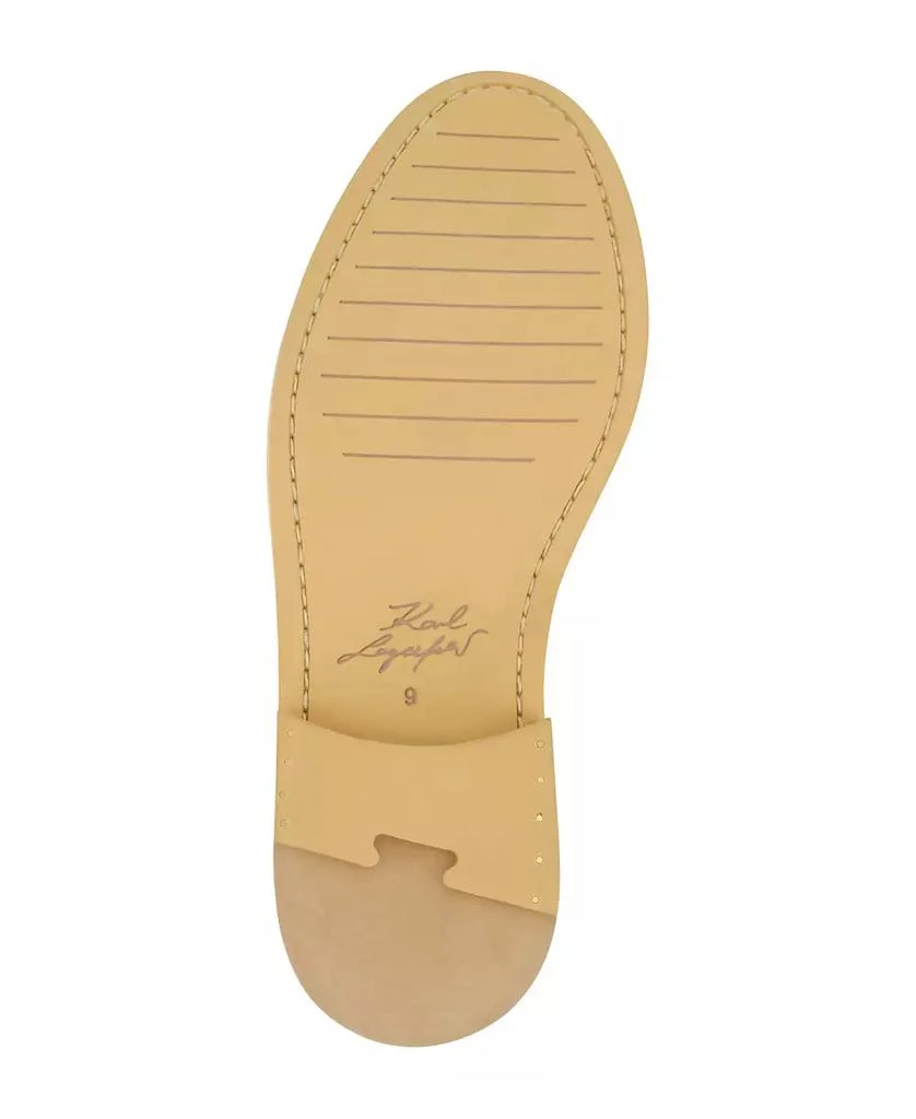 Karl Lagerfeld Paris Men's White Label Suede Penny Loafers 9