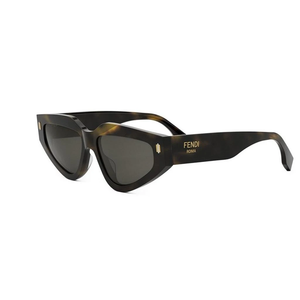 NEW Fendi FE40163U Black Cat Eye Sunglasses Fendi Fendi Roma FE40163U Sunglasses - Accessories - Free  main image 3