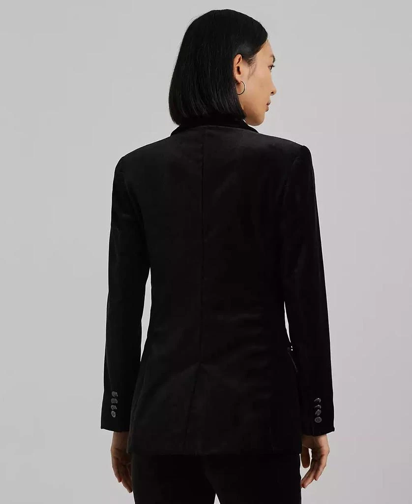 Ralph Lauren Women's Stretch Velvet Blazer, Regular & Petite 2
