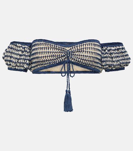 ANNA KOSTUROVA Sunset Leah crochet cotton top