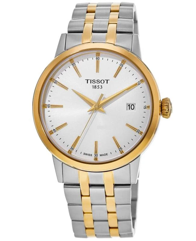 Tissot Tissot Classic Dream Silver Dial Two-Tone Steel Men's Watch T129.410.22.031.00 1