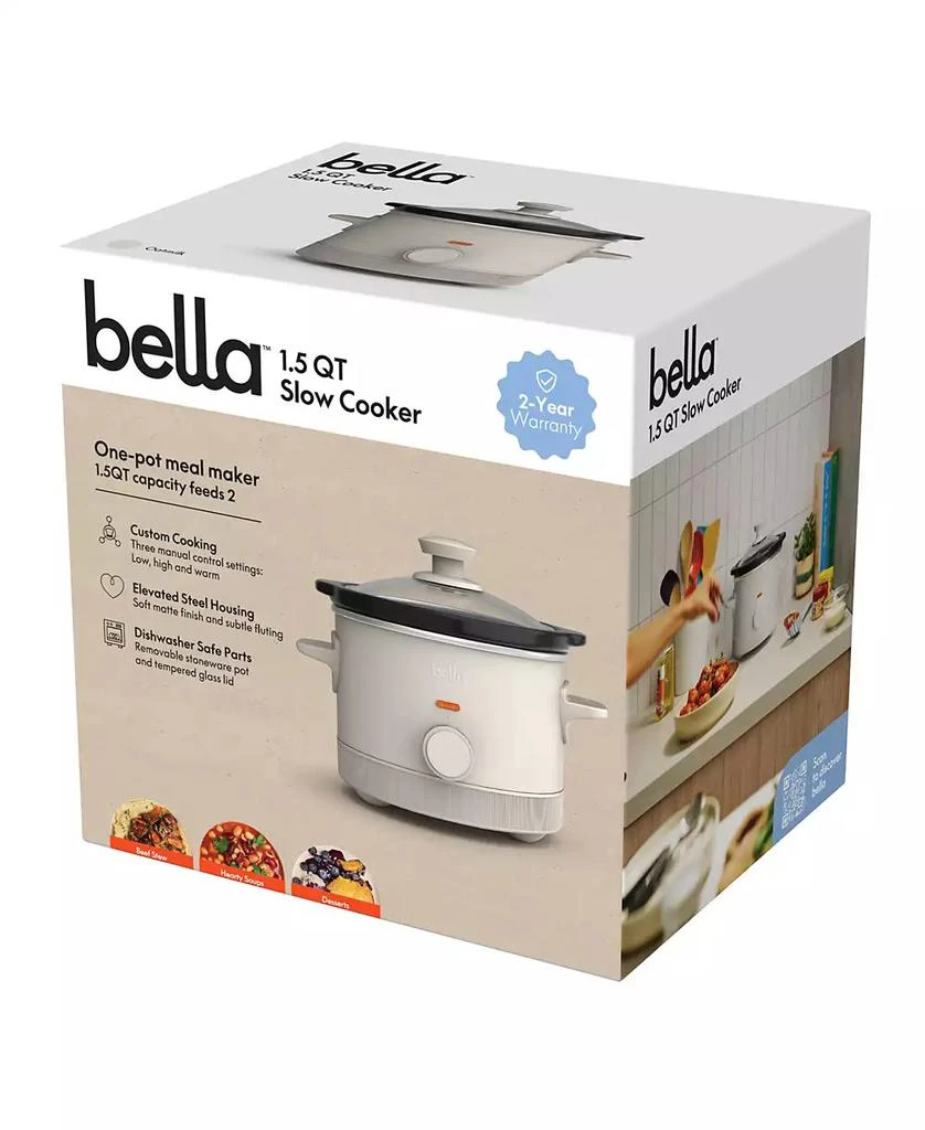 Bella 1.5-Quart Slow Cooker 6