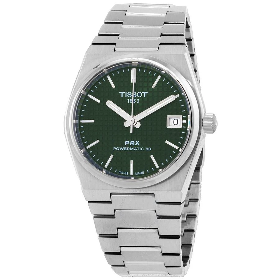 Tissot PRX Automatic Green Dial Unisex Watch T1372071109100 1