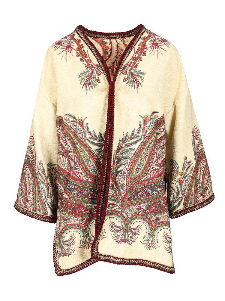 【関税&送料込】Etro Cotton Cape With Floral Print Etro Cotton Cape With Floral Print – Ellie Belle