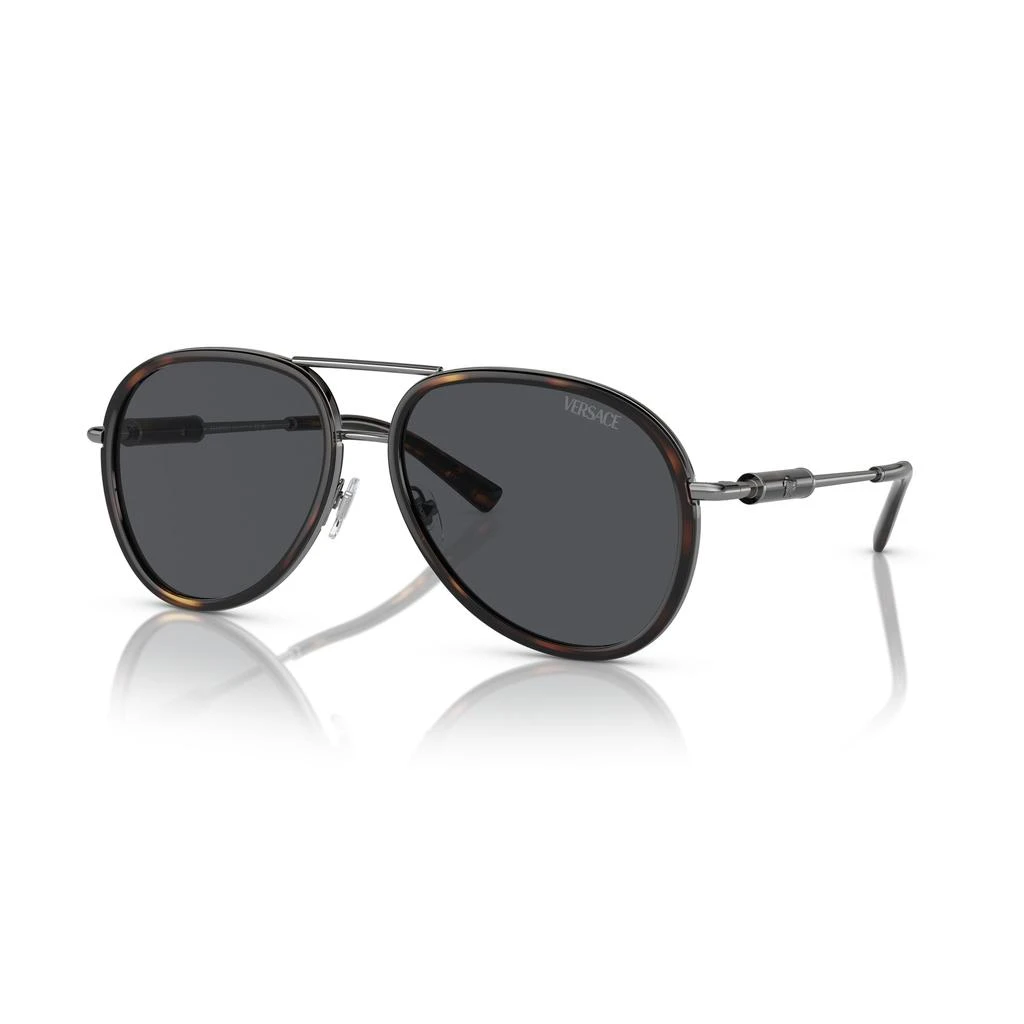 Versace VE 2260 100187 60mm Unisex Aviator Sunglasses 1