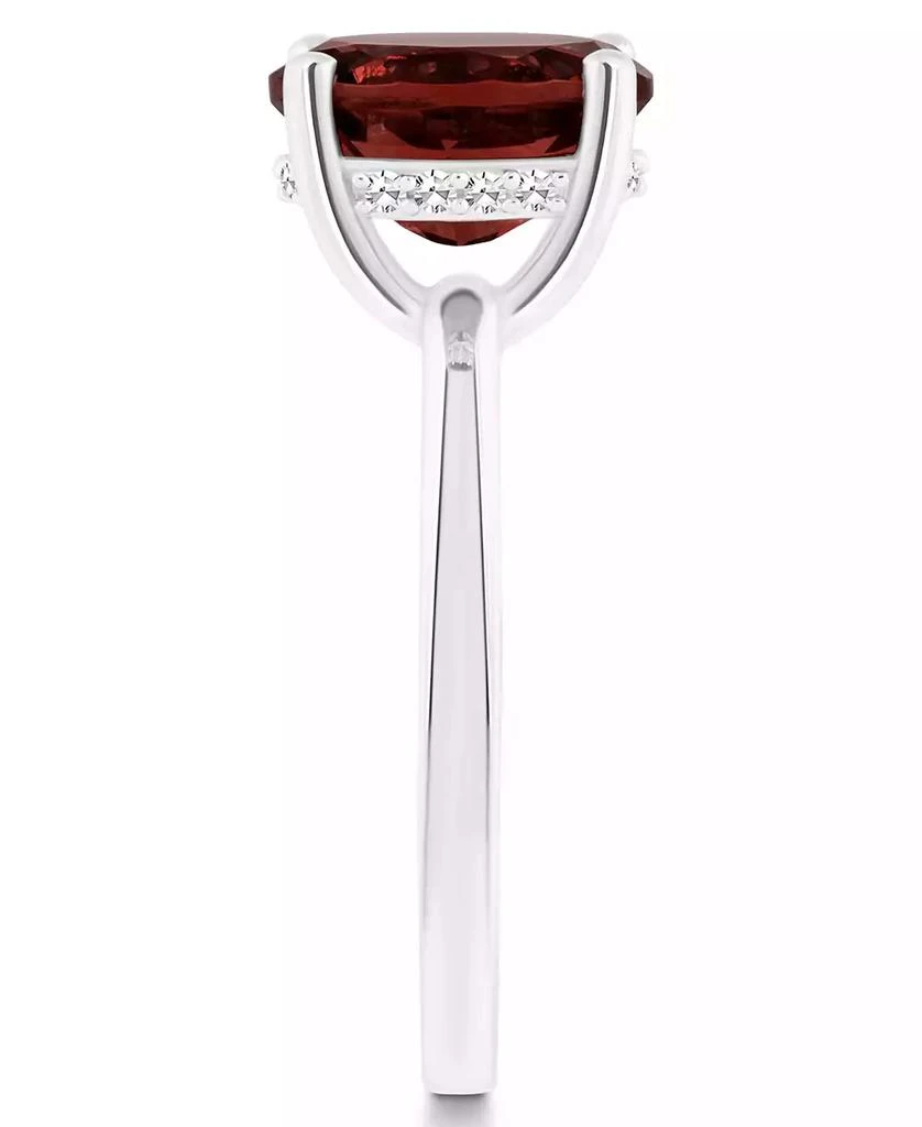 Macy
s Women
s Garnet (3-1/10 ct.t.w.) and Diamond Accent Ring in Sterling Silver 4