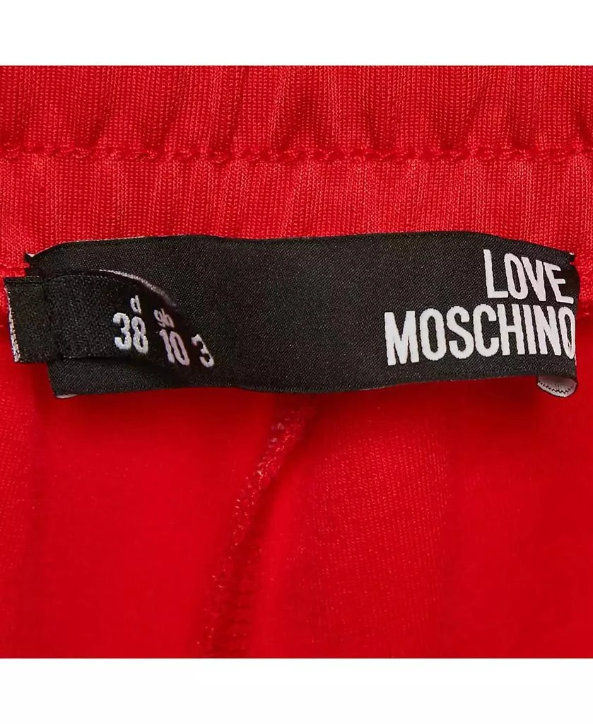 Pre-Owned Love Moschino Women's Red Jersey Track Trouser 6