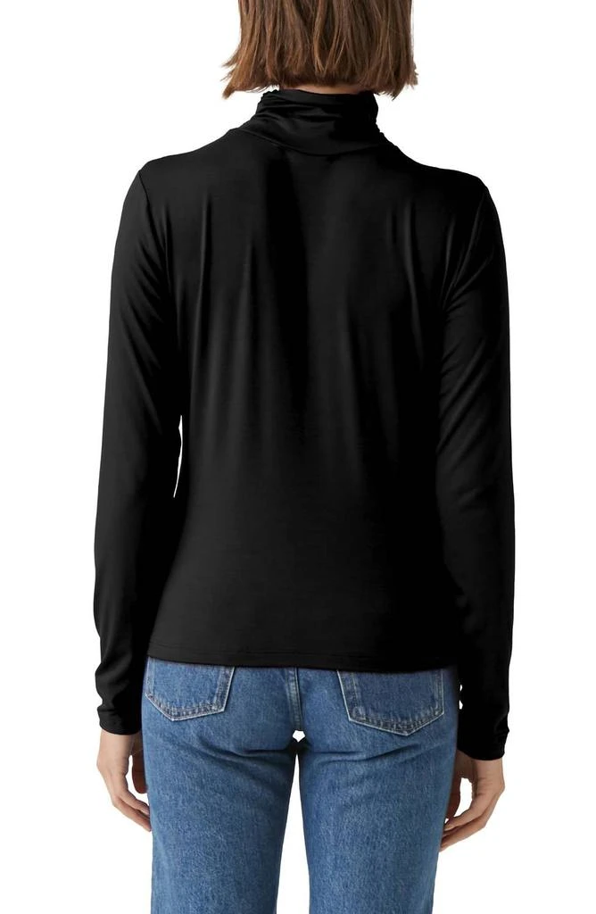 Michael Stars Michael Stars - Clara Ruched Neck Turtleneck Top 3