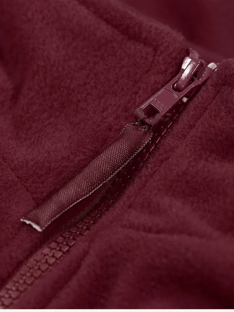 Zeco Schoolwear Zeco Kids School Polar Fleece Jacket in Maroon 5