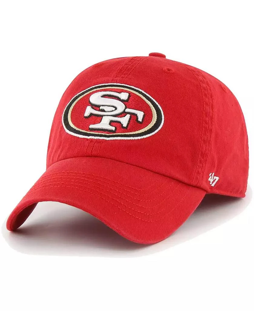 47 Brand Men's Scarlet San Francisco 49ers Franchise Logo Fitted Hat 1