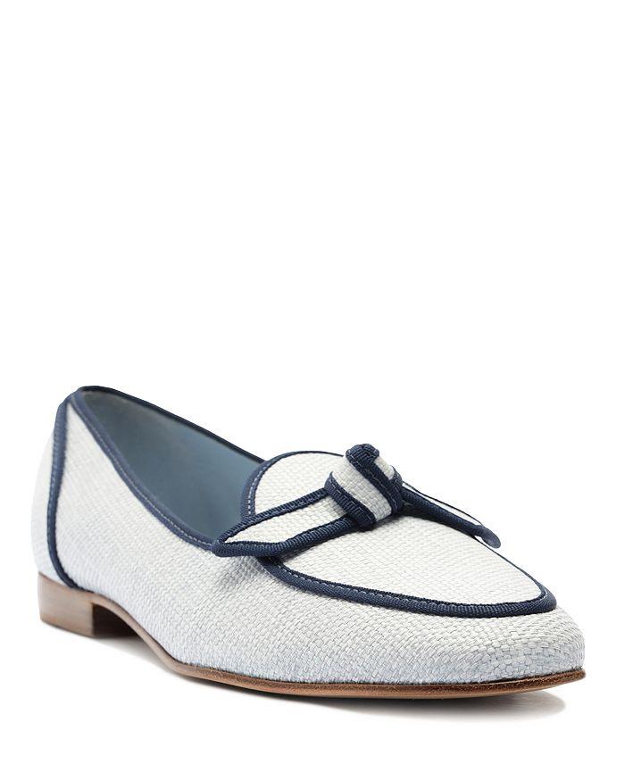 Alexandre Birman Women's Grossgrain Loafer Flats