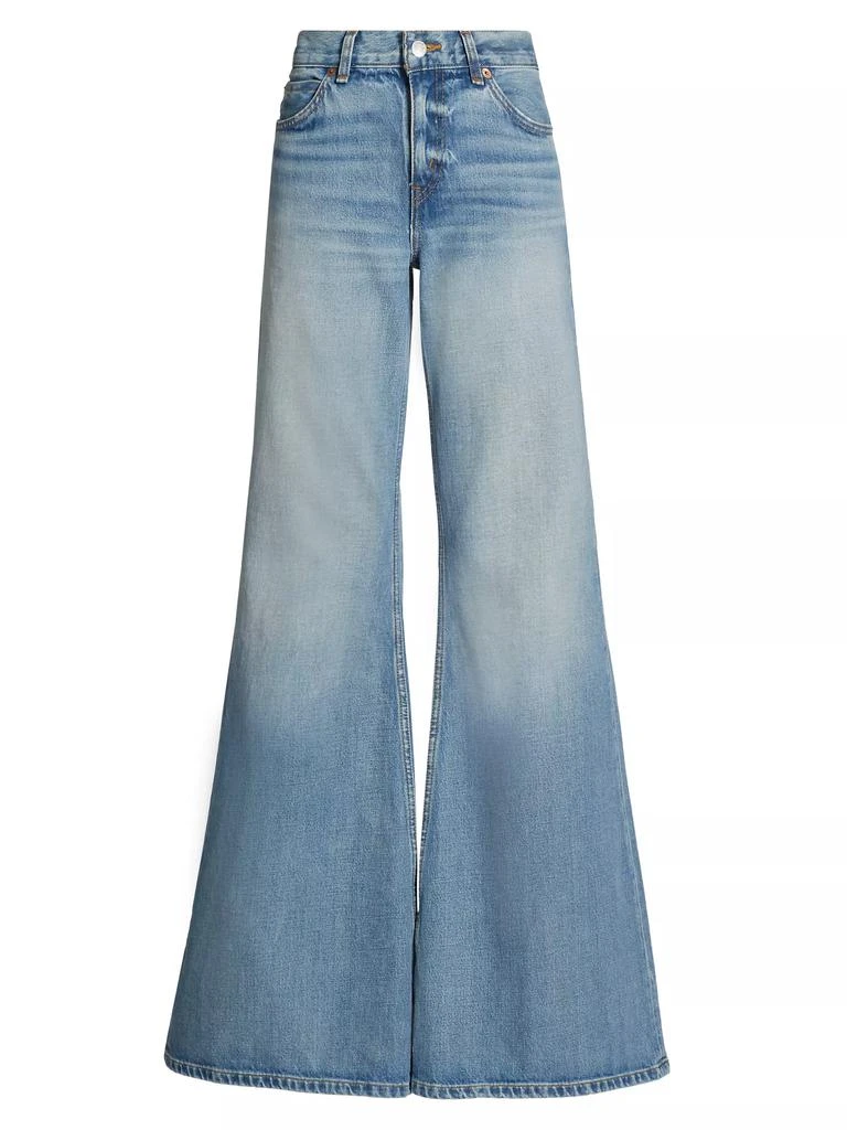 Re/Done Baggy Flare Mid-Rise Wide-Leg Jeans 1