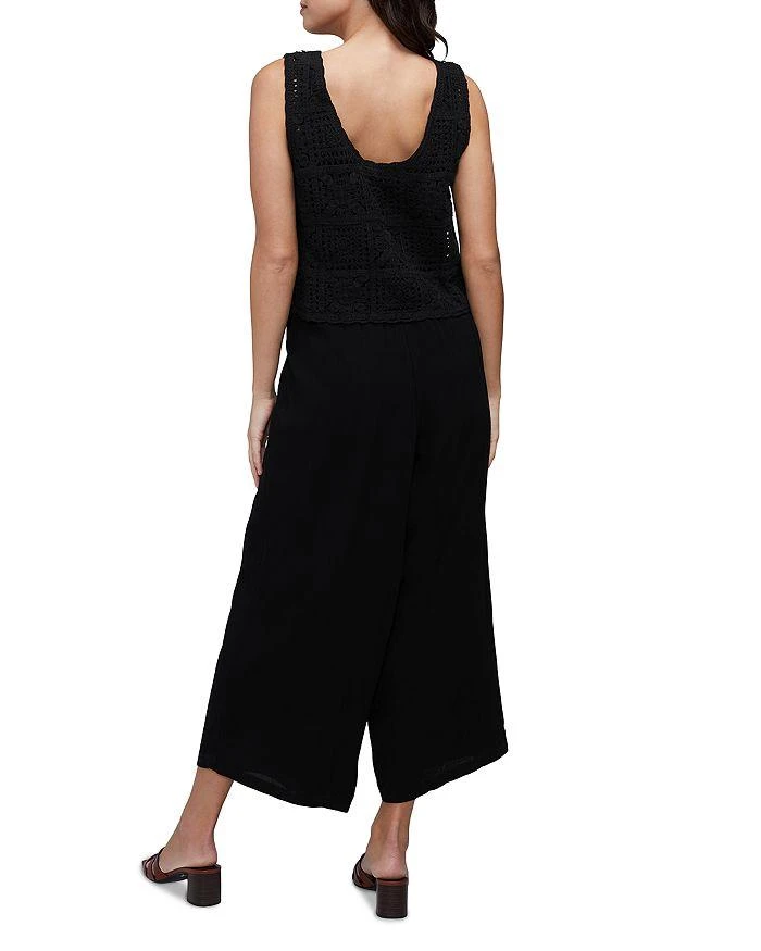 Three Dots Crochet Top Jumpsuit 3