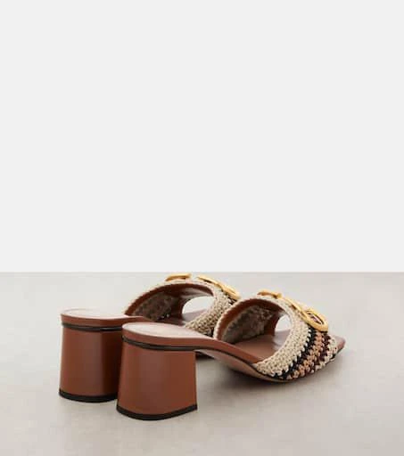 Valentino VLogo Signature crochet mules 2