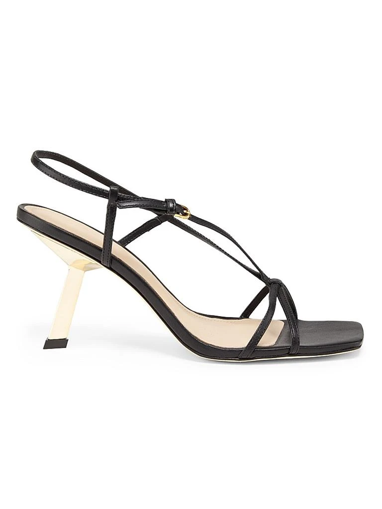 22élevé 75MM Leather T-Strap Sandals
