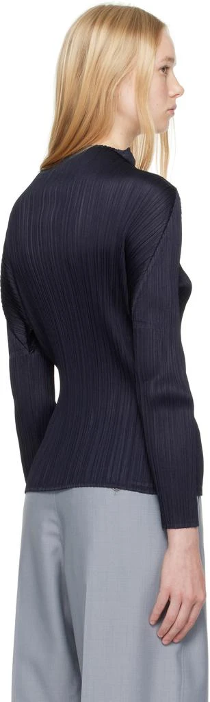 Pleats Please Navy New Colorful Basics 4 Top 3