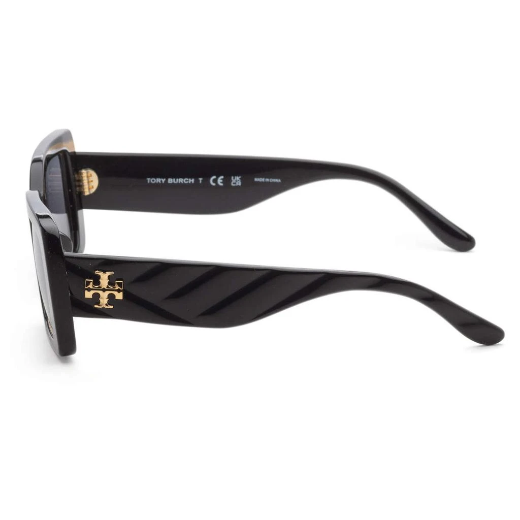 Tory Burch Tory Burch Women's Black Rectangular Sunglasses 2