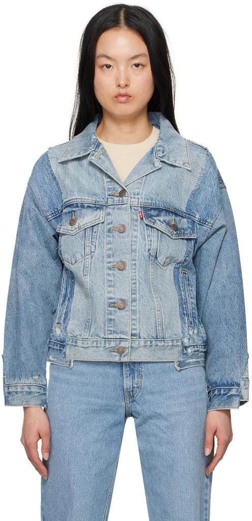 Levi's Blue 90s Repaired Denim Jacket 1