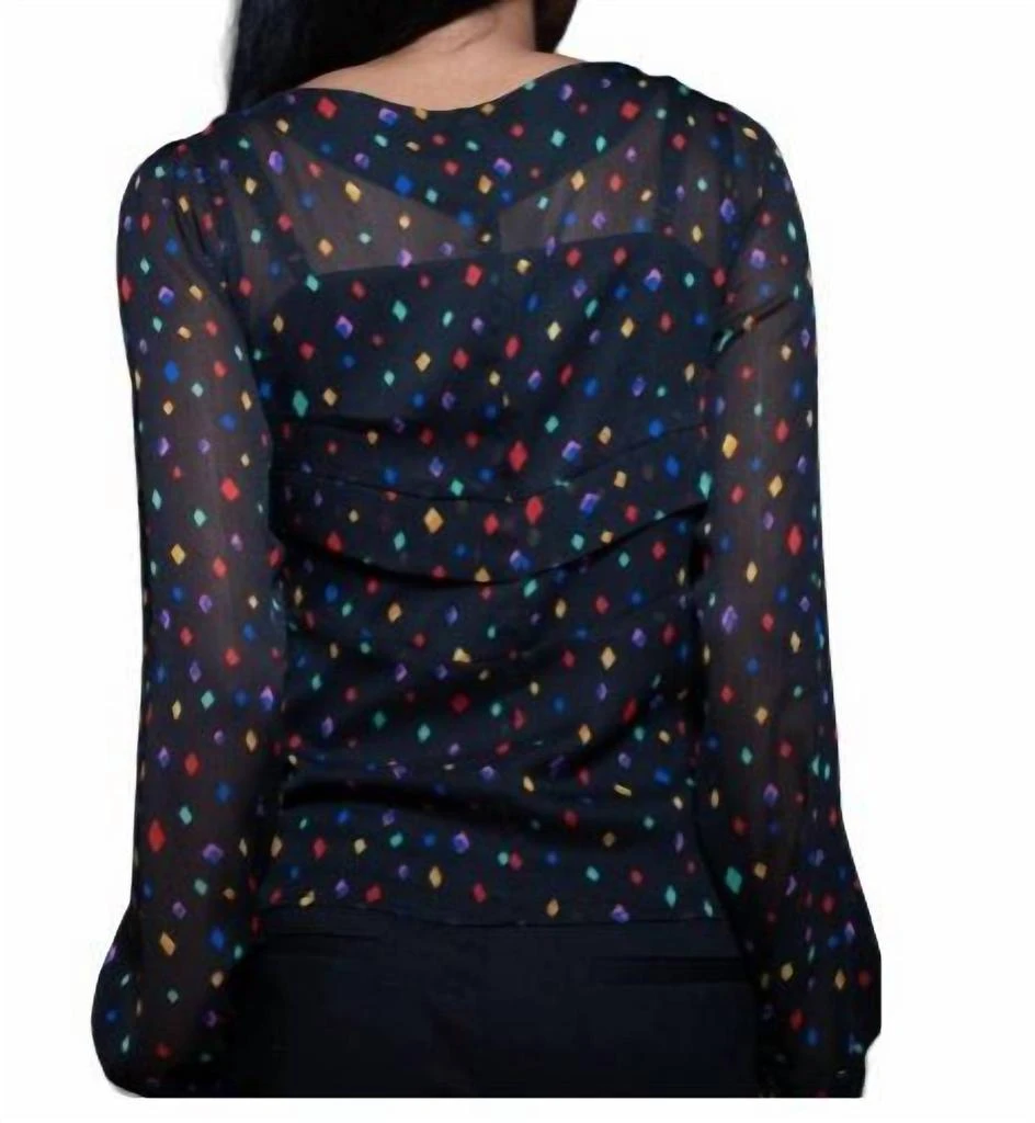 Eva Franco Sonora Blouse In Yester 2