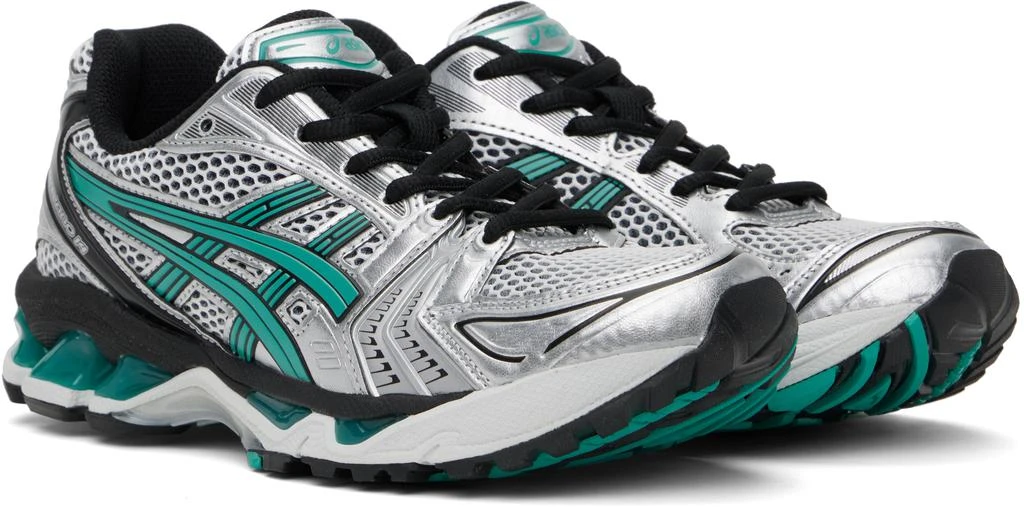 Asics White & Blue GEL-KAYANO 14 Sneakers 4