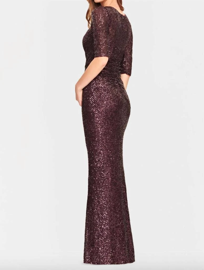 Faviana Sequin Sweetheart Neck Dress 2