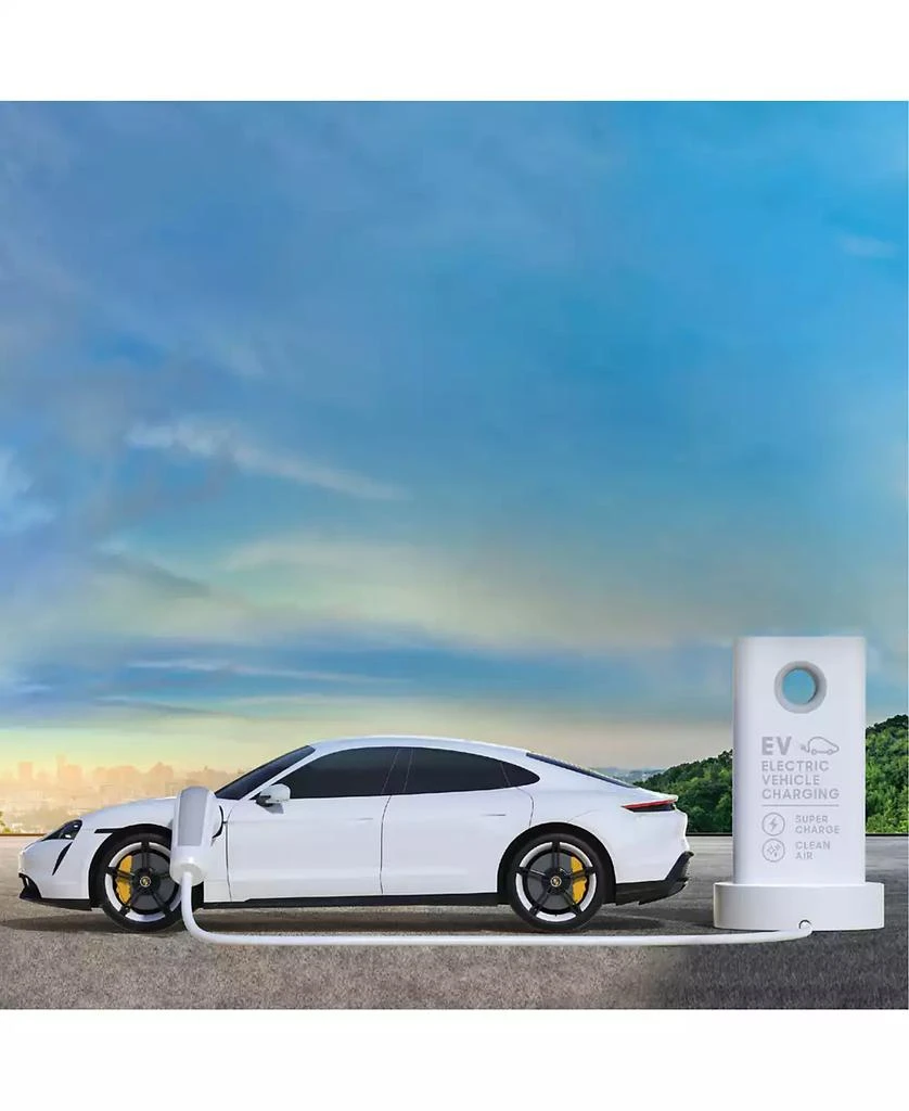 Sharper Image Porsche Taycan Turbo S Remote Control Electric Car 5