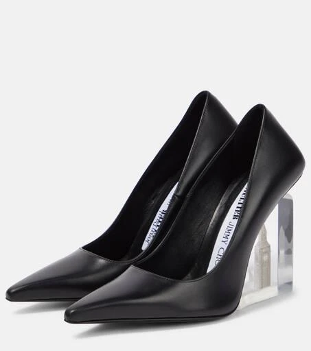 Jimmy Choo x Jean Paul Gaultier leather wedge pumps 5