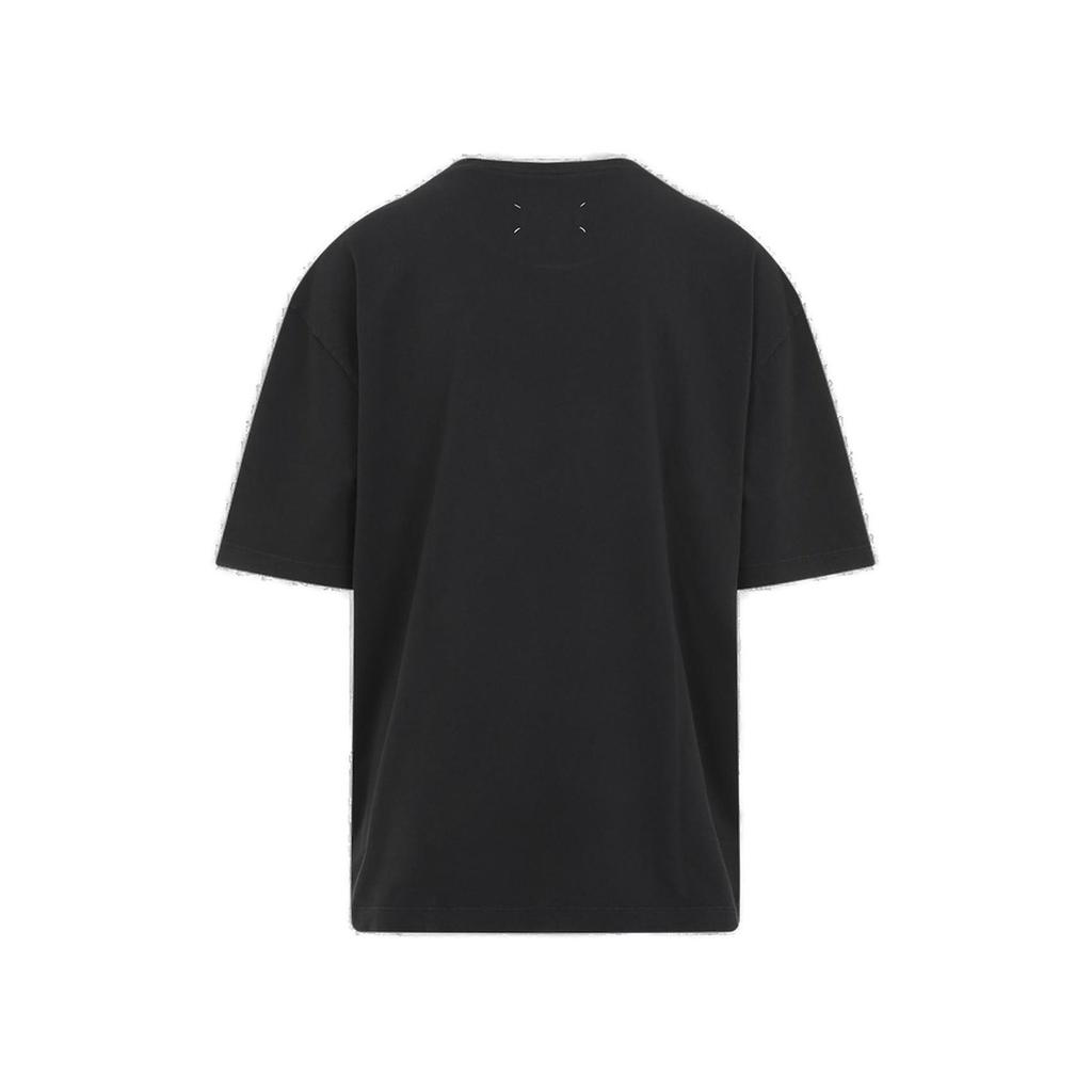 Shop Maison Margiela Numbers Motif Printed Crewneck T-Shirt on
