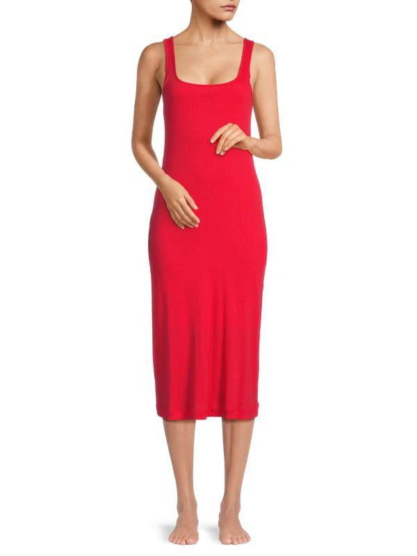 Skin Paparazzi Squareneck Midi Dress 1