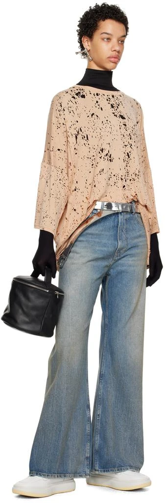 MM6 White Platform Sneakers 5