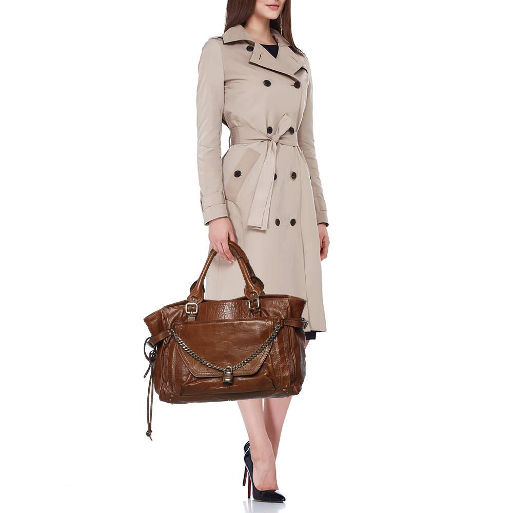 Chloe Chloe Brown Leather Paddington Capsule Tote