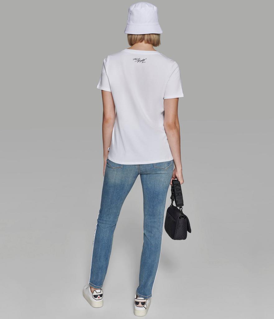 Karl Lagerfeld Paris KARL SEQUIN HEAD TEE