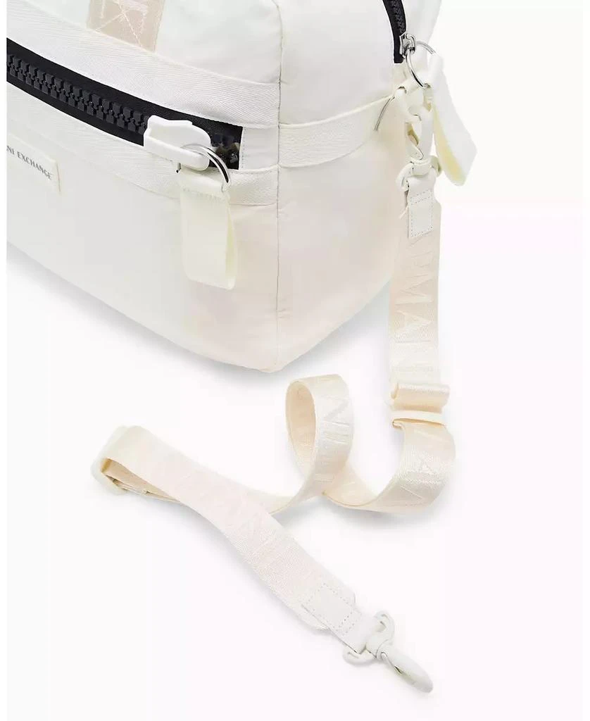 Armani Exchange Men
s White Edition Duffel Bag 3