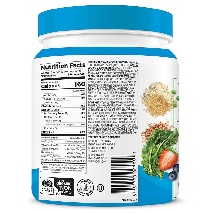 Orgain Organic Protein + Superfoods Powder