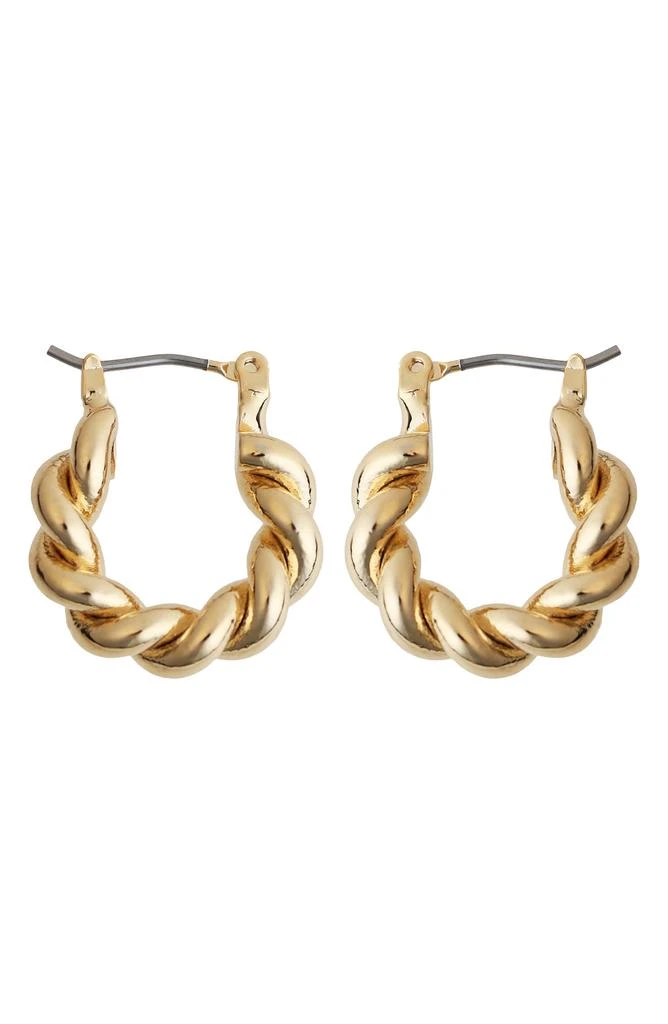 Panacea Twisted Huggie Hoop Earrings
