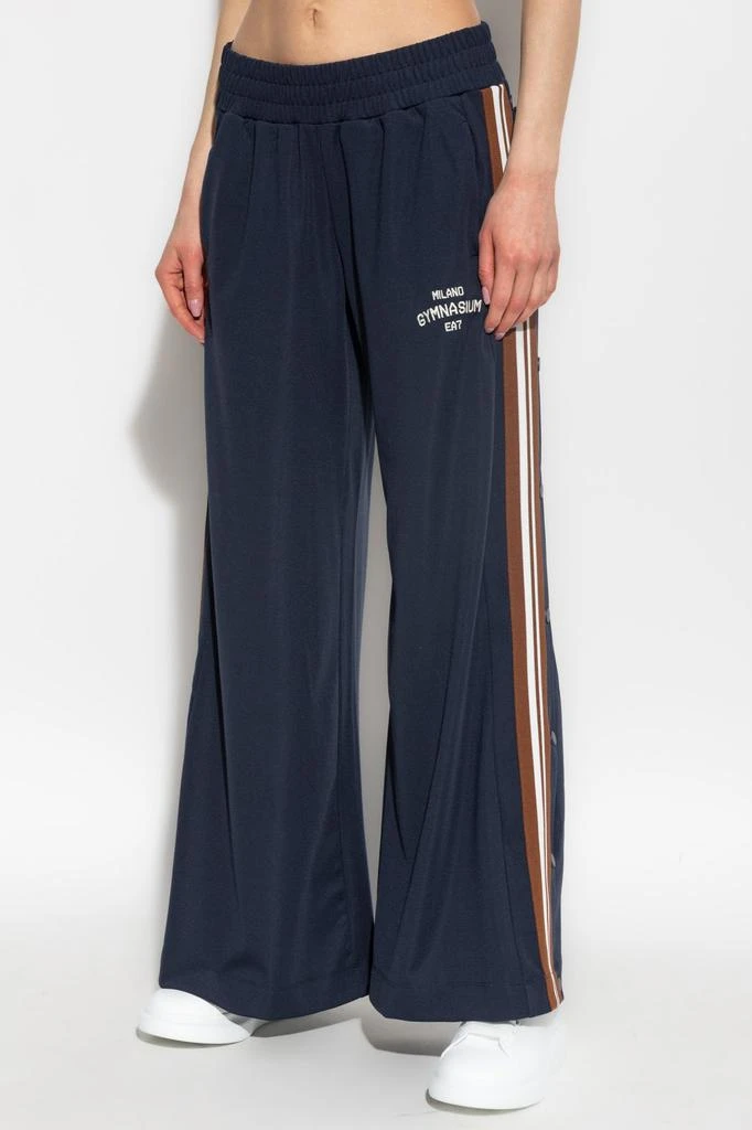Emporio Armani Ea7 Emporio Armani Logo Embroidered Track Pants 2