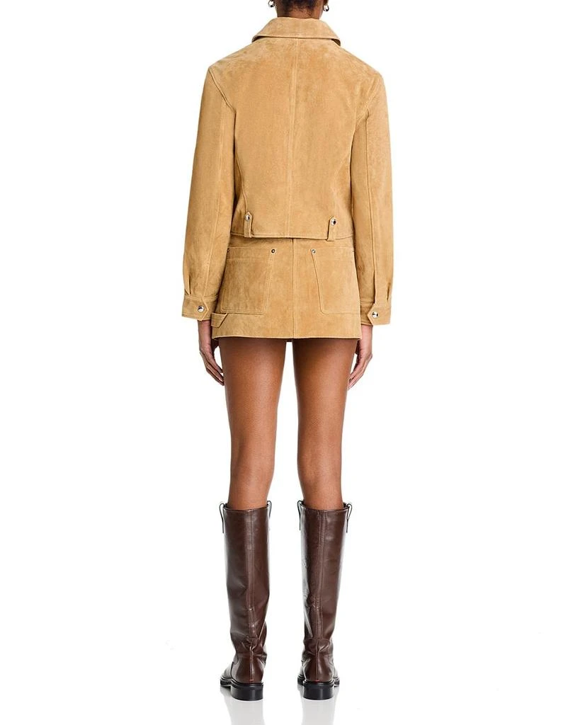 Blank NYC Suede Carpenter Mini Skirt 6
