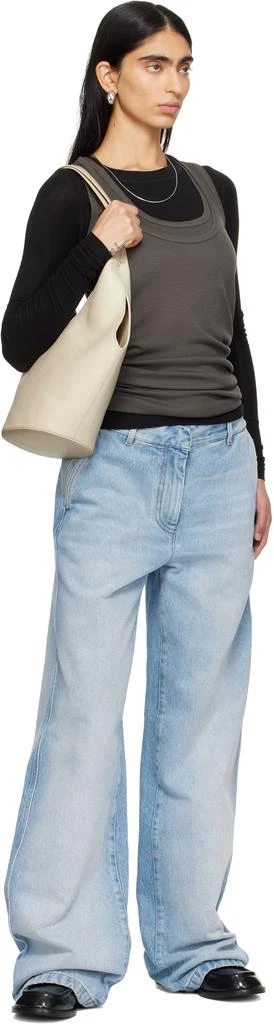AESTHER EKME Off-White Phantom Bucket Tote 4