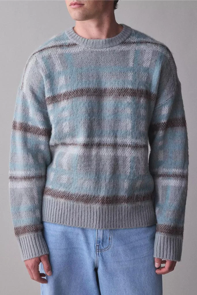 The Ragged Priest The Ragged Priest Dial Patterned Crew Neck Sweater 1