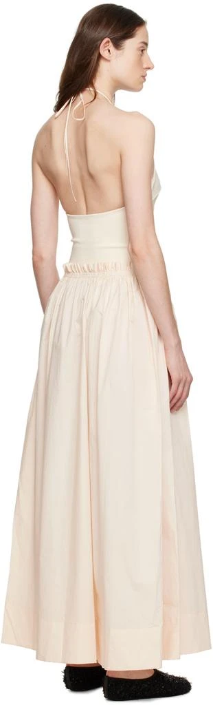 Esse Studios Off-White Halter Maxi Dress 3